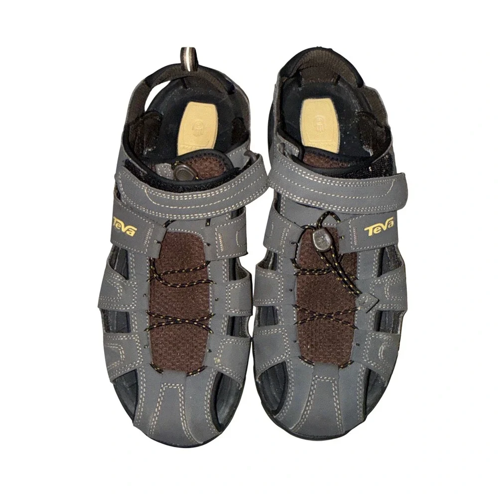 Teva Men's Forebay Fisherman Sandals 13 Closed Toe Hiking Water Shoes